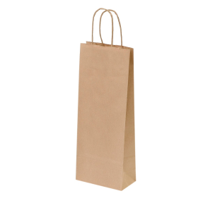 Brown paper bags with twisted handles