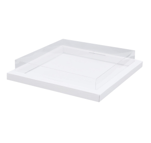 Kartona kastes ar PVC vāku (mikrogofras)