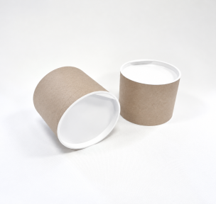 Cardboard tubes with caps