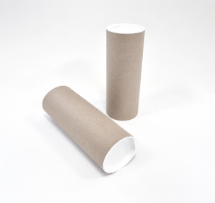 Cardboard tubes with caps