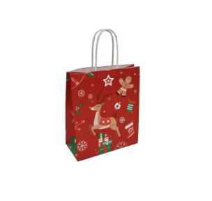 Brown paper bags with twisted handles