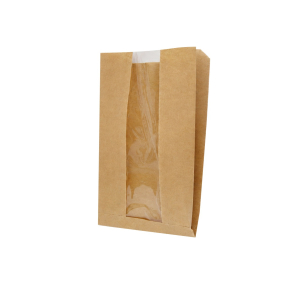 Paper sack with window