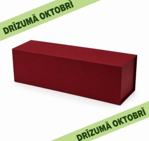 Red gift boxes with a magnetic closure
