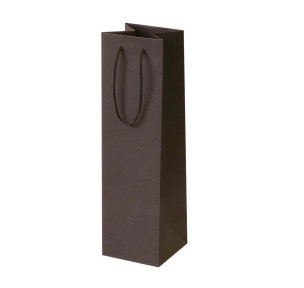 Brown paper bags with fabric handles