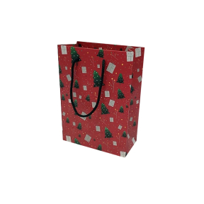 Design bag with fabric handles