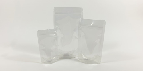 Transparent zip-lock bags